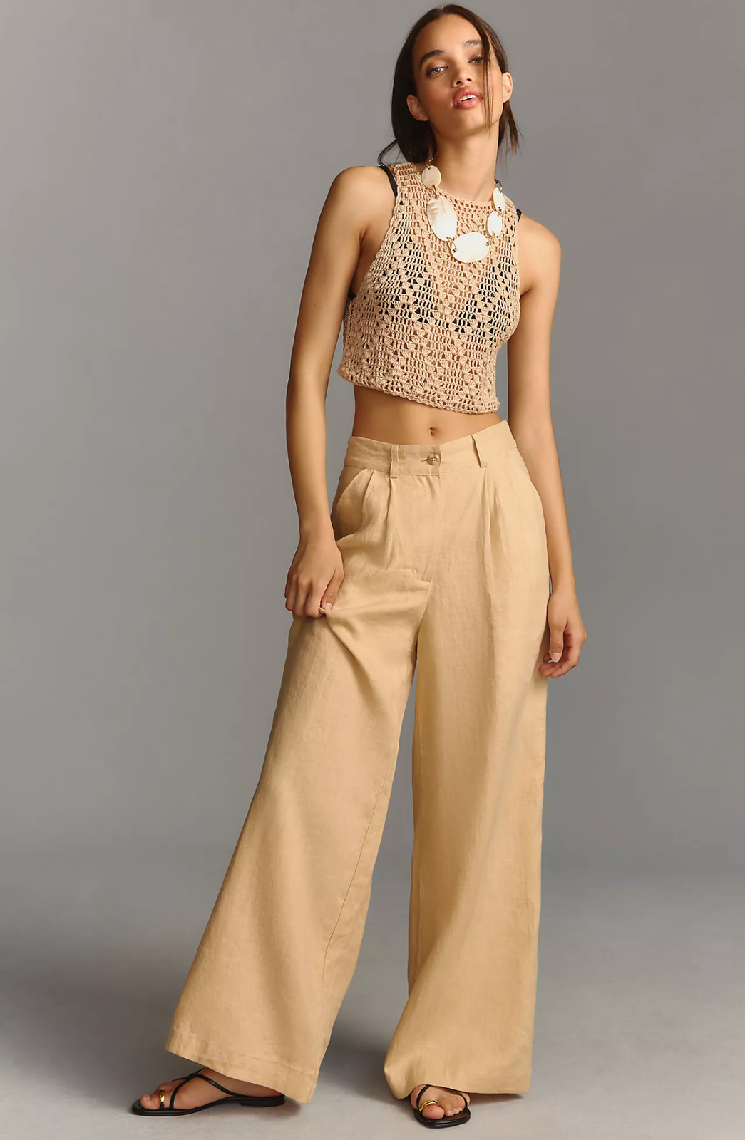 Faithfull Circa Linen Pants - New Size 10